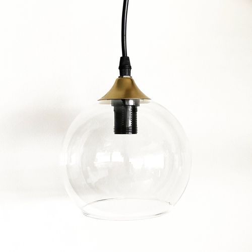 Frankie | Glass Pendant Light - Gold