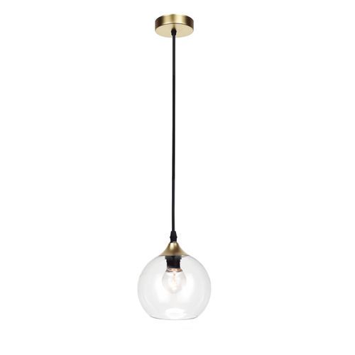 Frankie | Glass Pendant Light - Gold