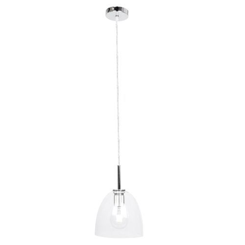 Preston | Glass Pendant Light - Chrome