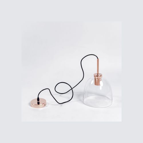 Preston | Glass Pendant Light - Copper