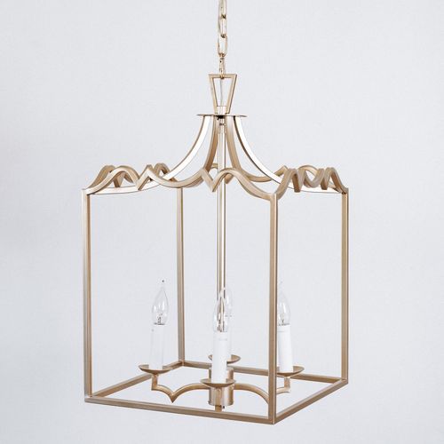 Palazzo Modern Detailed Box Frame Lantern Pendant Ligh