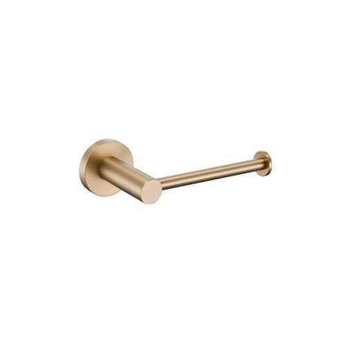 Round Tube Stainless Steel 1908 Toilet Roll Holders Satin Brass