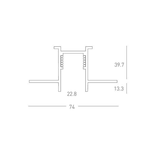 Inner Recessed Magnetic Track