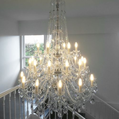 Isabelle 18 Light Tall Chandelier