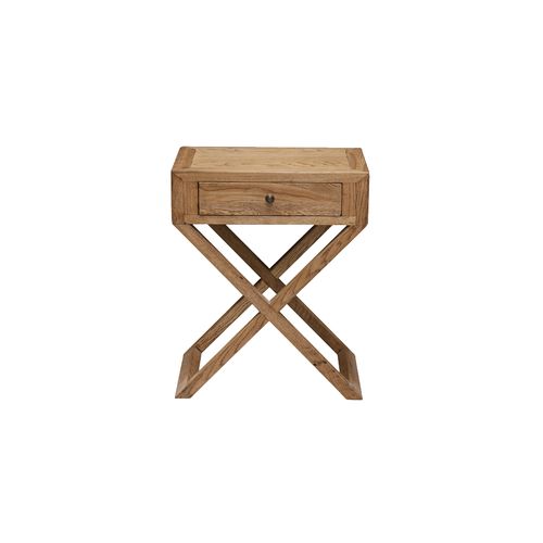 Italia Riviera Bedside with Cross Legs