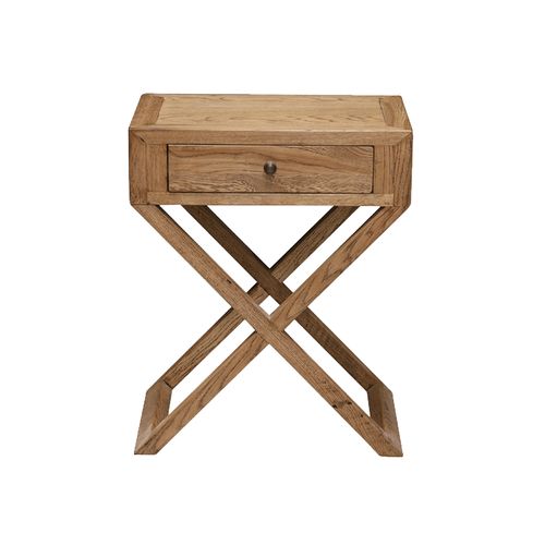 Italia Riviera Bedside with Cross Legs