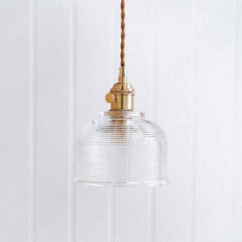 Vintage Glass Pendant Light - Emmie