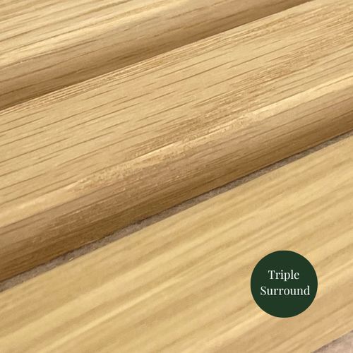 Golden Oak | Acoustic Panel (Beige Felt)