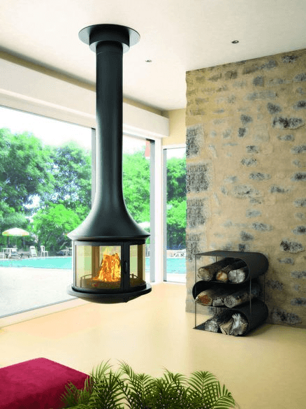 Jc Bordelet Lea 998 Suspended Fireplace
