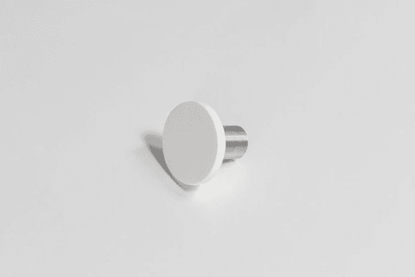 Moderna Stone Towel Hook in Matte White
