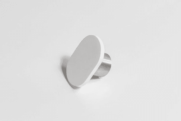 Ferrera Stone Towel Hook in Matte White