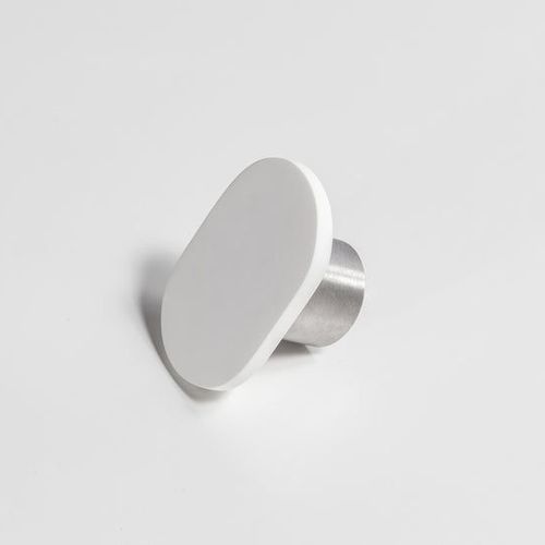 Ferrera Stone Towel Hook in Matte White