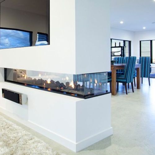 Jetmaster 3 x Sided Gas Fireplace 1500
