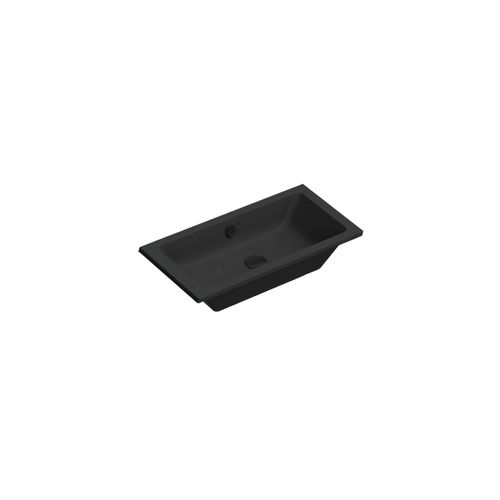 Kube X 80 Inset Basin Matt Black