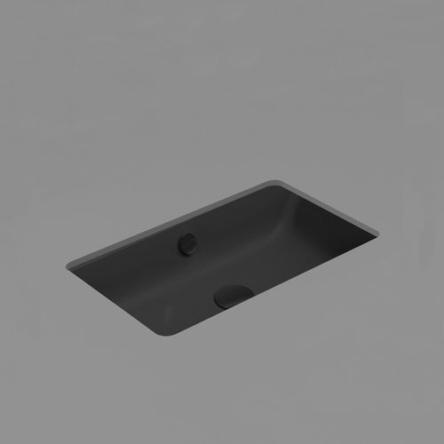Kube X 80 Undermount Basin Matt Black