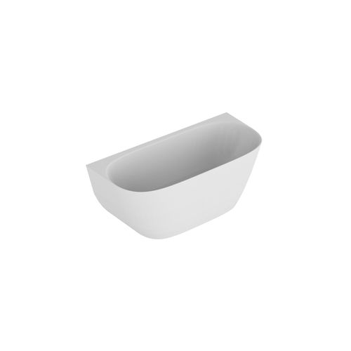 Kurv 1500 Back To Wall Bath Matt White