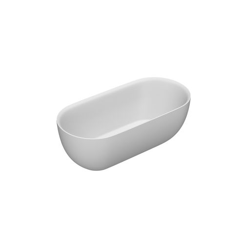Kurv 1600 Freestanding Bath Matt White