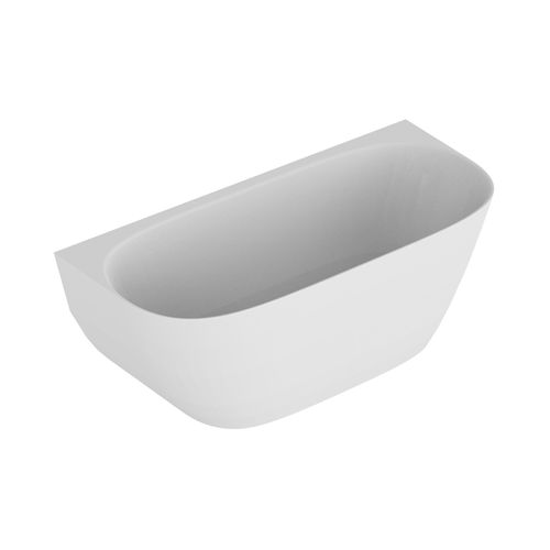 Kurv 1700 Back To Wall Bath Matt White