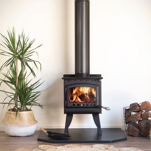 Kalora 425R Wood Heater With a 4m Flue Kit