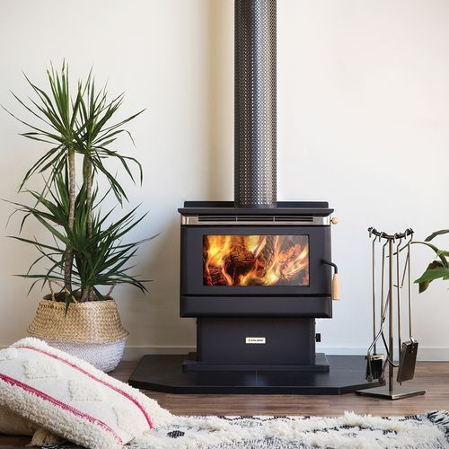 Kalora 500C Freestanding Wood Heater With a 4m Flue Kit