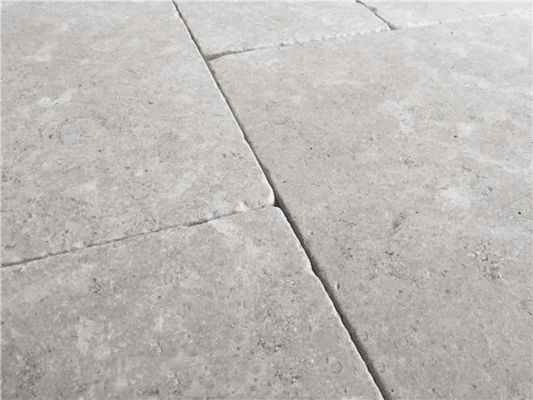 12mm Katarina Limestone French Pattern  - Tumbled