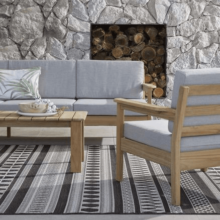 Rome Teak Wood Outdoor Coffee Table