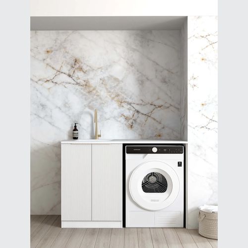 Otti Bondi |Laundry Cabinet/Stone Top/Sink | 632 |White