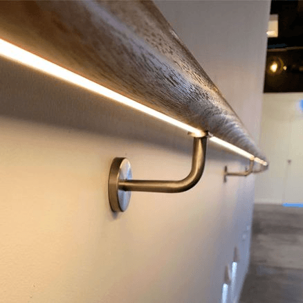 Round Timber Handrail
