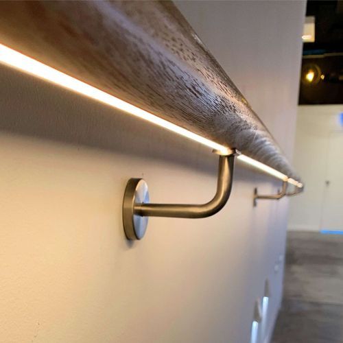 Round Timber Handrail