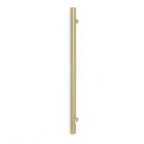Radiant Vertical Single Towel Rail | Light Gold