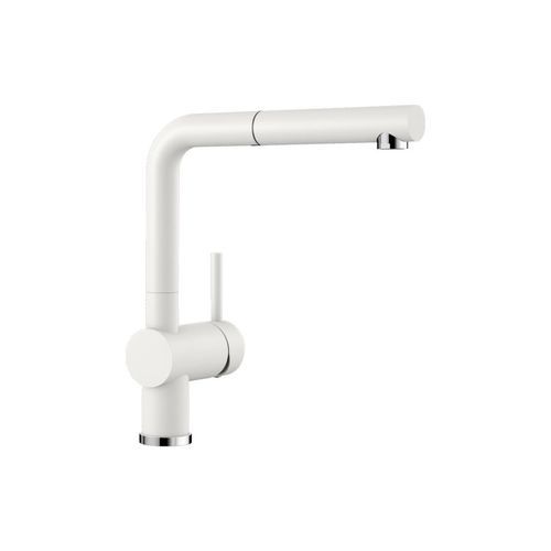 Blanco LINUS S Pull Out Sink Mixer - White