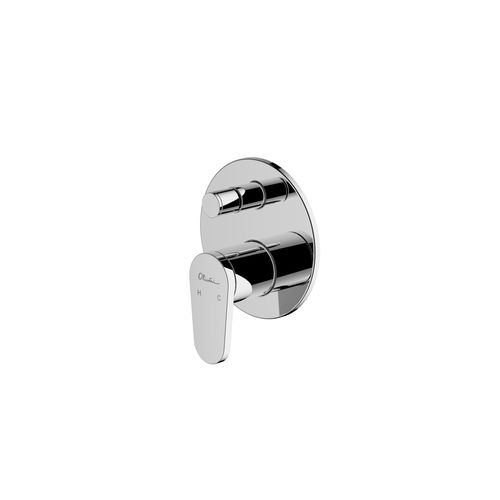 London Chrome Wall Mixer With Diverter