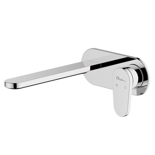 London Chrome Wall Mixer Set
