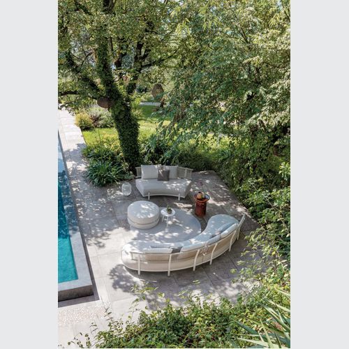 Loto Curved Modular Outdoor Sofa by Atmosphera