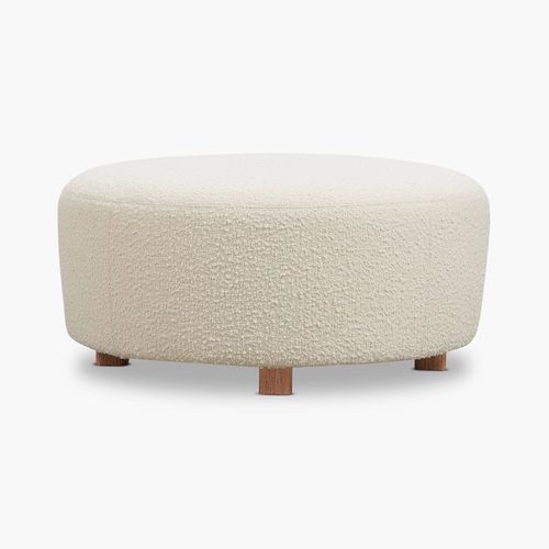 Lennock Round Ottoman