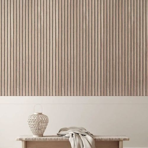 Light Walnut | Acoustic Panel (Beige Felt)