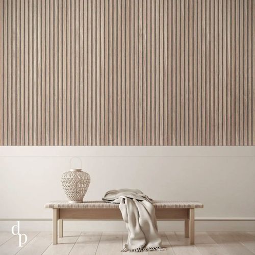 Light Walnut | Acoustic Panel (Beige Felt)