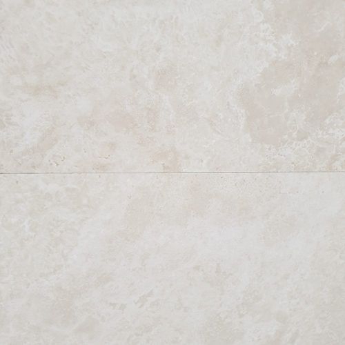 12mm Light Travertine Tiles - Honed & Filled