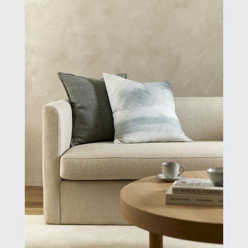 Baya Flaxmill Handwoven Linen  Cushion - Sage