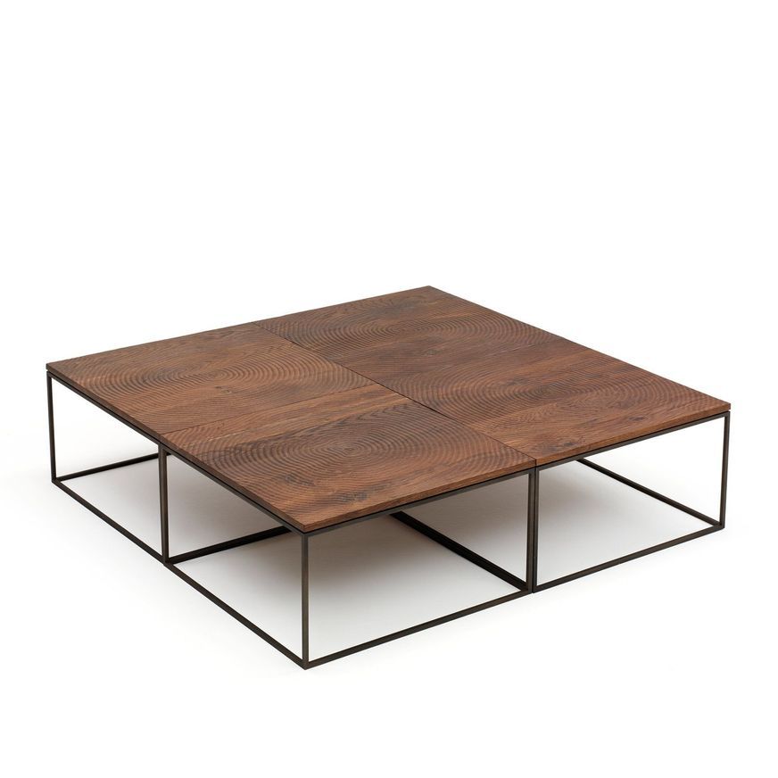 Log coffee table