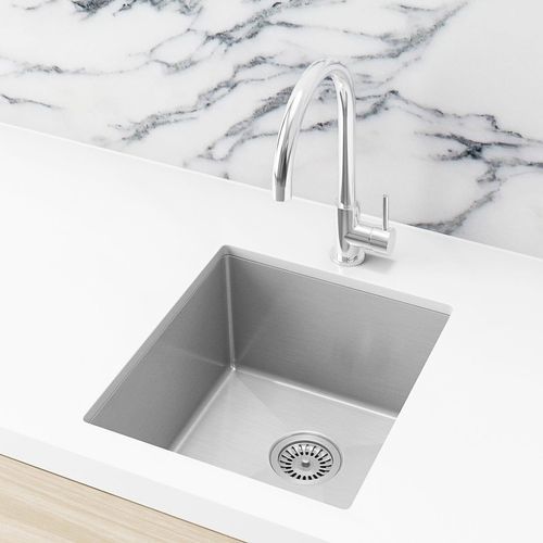 Sink Strainer $ Waste Plug Basket - PVD Brushed Nickel