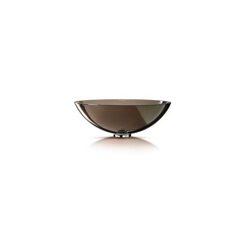 Milano 430 Round Vessel Basin Bronzo Translucent