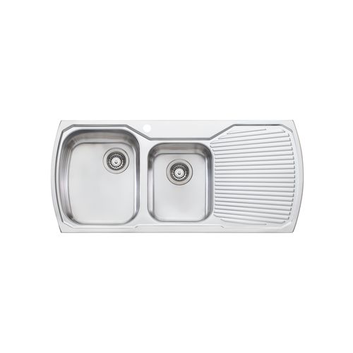 Monet 1 & 3/4 Bowl Topmount Sink with Drainer