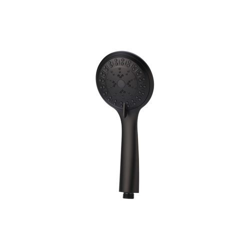 Round Hand Shower Three-Function - Matte Black