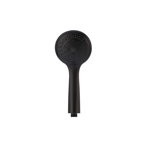 Round Hand Shower Three-Function - Matte Black