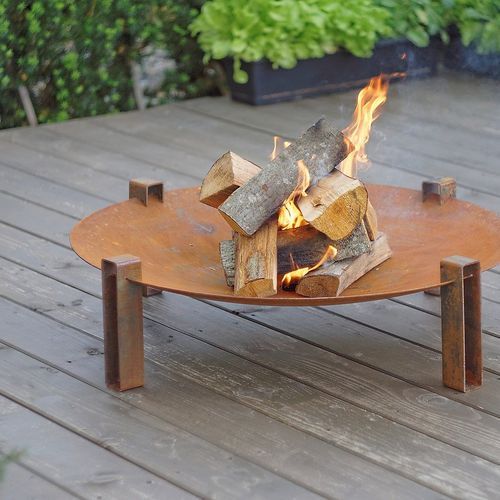 ALFRED RIESS Stromboli Steel Fire Pit - Large