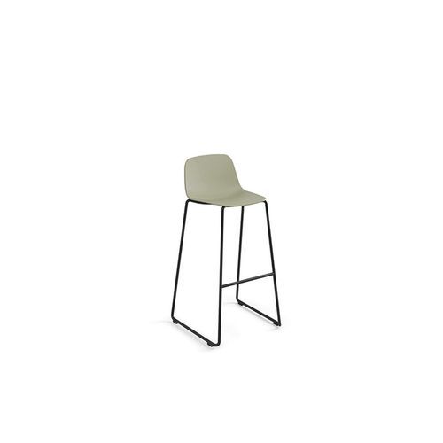 Maarten Plastic Bar Stool - Sled
