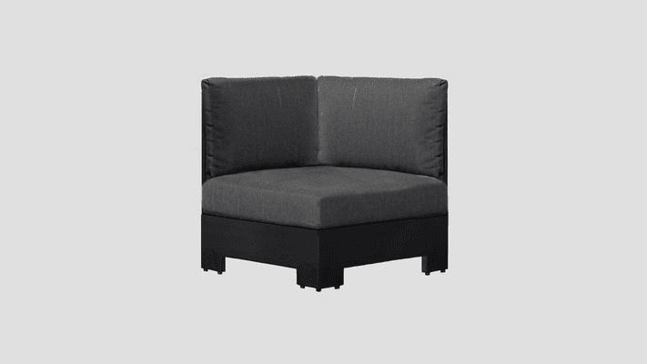 Mackenzie Alu Corner Sofa Section