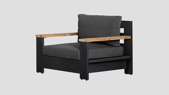 Mackenzie Alu Single Sofa