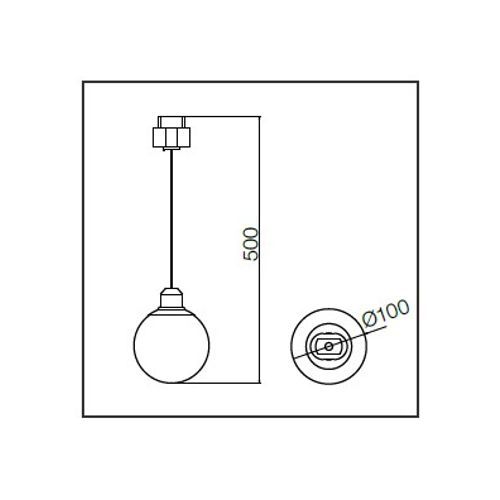 Magnetic Suspended Ball Pendant